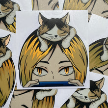 Load image into Gallery viewer, Cat Kenma Spot Holo
